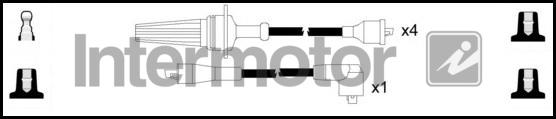 INTERMOTOR 73928 - Комплект проводів запалювання autocars.com.ua