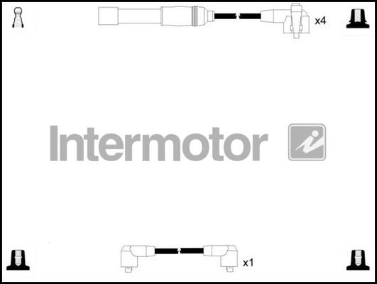INTERMOTOR 73985 - Комплект проводів запалювання autocars.com.ua