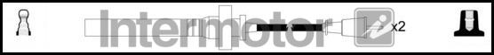 INTERMOTOR 73992 - Комплект проводів запалювання autocars.com.ua