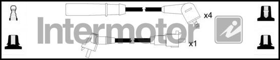 INTERMOTOR 76020 - Комплект проводів запалювання autocars.com.ua