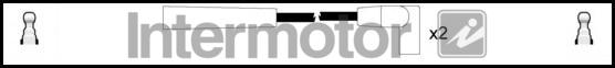 INTERMOTOR 76028 - Комплект проводів запалювання autocars.com.ua