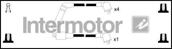 INTERMOTOR 76035 - Комплект проводів запалювання autocars.com.ua