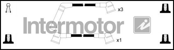 INTERMOTOR 76049 - Комплект проводів запалювання autocars.com.ua