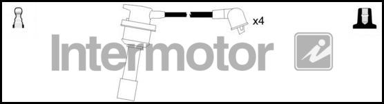 INTERMOTOR 76125 - Комплект проводів запалювання autocars.com.ua