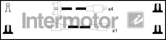 INTERMOTOR 76127 - Комплект проводів запалювання autocars.com.ua