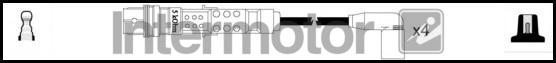 INTERMOTOR 76137 - Комплект проводів запалювання autocars.com.ua