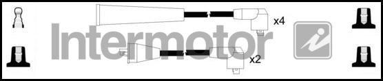 INTERMOTOR 76192 - Комплект проводів запалювання autocars.com.ua