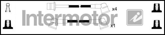 INTERMOTOR 76232 - Комплект проводів запалювання autocars.com.ua