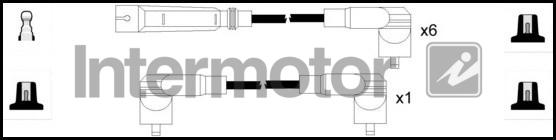 INTERMOTOR 76266 - Комплект проводів запалювання autocars.com.ua