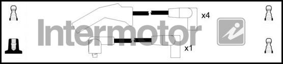 INTERMOTOR 83008 - Комплект проводів запалювання autocars.com.ua