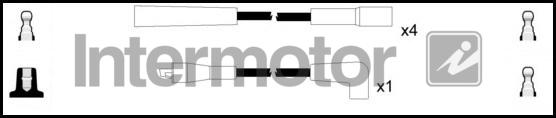 INTERMOTOR 83064 - Комплект проводів запалювання autocars.com.ua