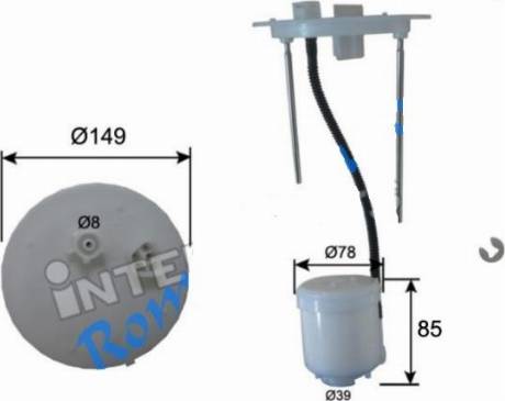 InterParts IPFT-106 - Топливный фильтр autodnr.net