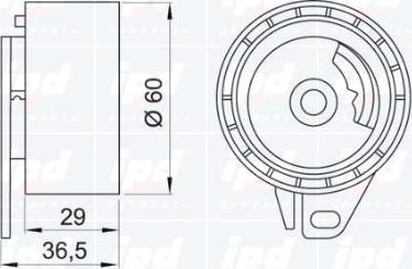 IPD 14-0929 - Натяжной ролик, ремень ГРМ avtokuzovplus.com.ua