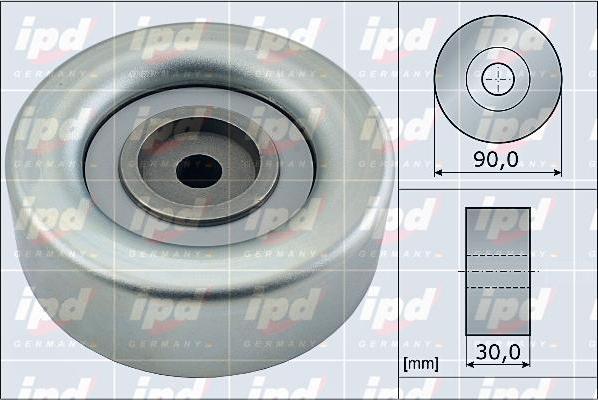 IPD 15-3852 - Направляющий ролик, поликлиновый ремень avtokuzovplus.com.ua