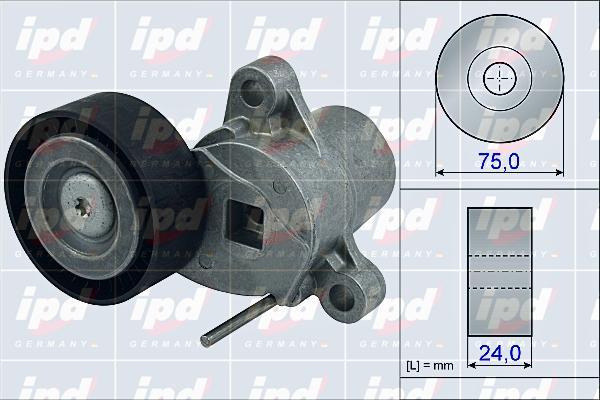 IPD 15-3988 - Натягувач ременя, клинові зуб. autocars.com.ua