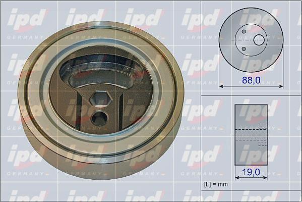 IPD 15-3989 - Направляющий ролик, поликлиновый ремень avtokuzovplus.com.ua