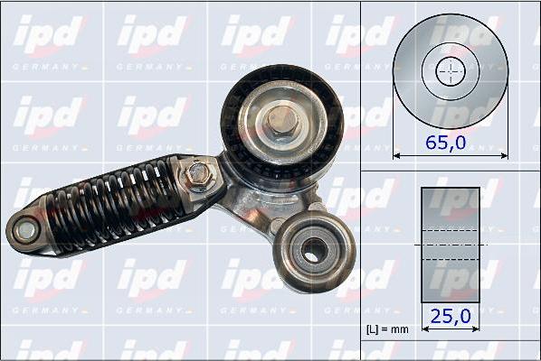 IPD 15-3994 - Натягувач ременя, клинові зуб. autocars.com.ua