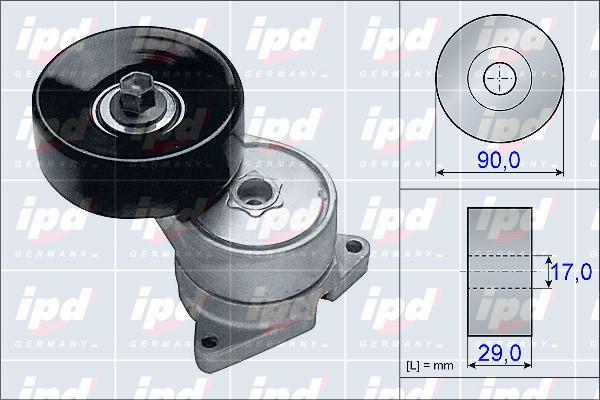 IPD 15-3999 - Натяжитель, поликлиновый ремень avtokuzovplus.com.ua