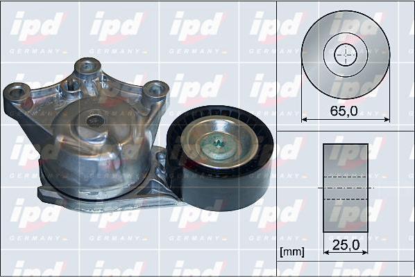 IPD 15-4069 - Натягувач ременя, клинові зуб. autocars.com.ua