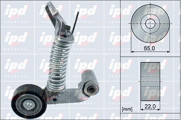 IPD 15-4149 - Натяжитель, поликлиновый ремень autodnr.net