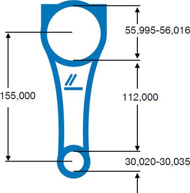 IPSA CO001600 - Шатун autocars.com.ua