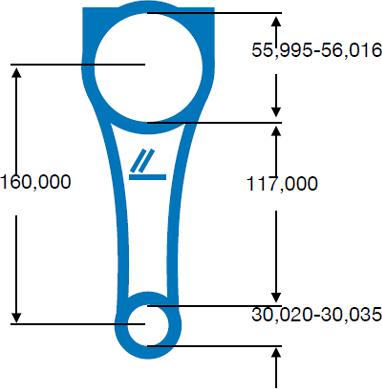 IPSA CO001700 - Шатун autocars.com.ua