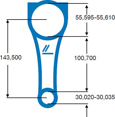 IPSA CO002400 - Шатун autocars.com.ua