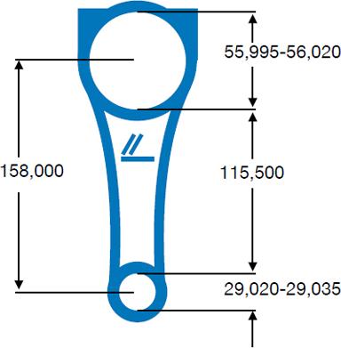 IPSA CO003400 - Шатун autocars.com.ua