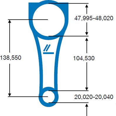 IPSA CO004500 - Шатун autocars.com.ua