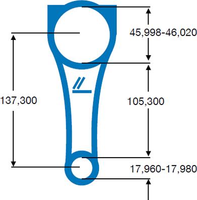 IPSA CO004600 - Шатун autocars.com.ua