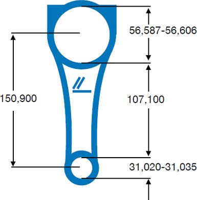 IPSA CO005100 - Шатун autocars.com.ua