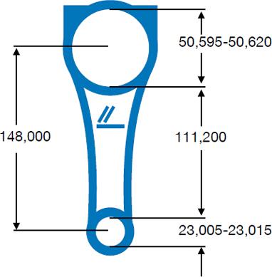 IPSA CO005400 - Шатун autocars.com.ua