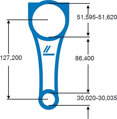 IPSA CO006900 - Шатун autocars.com.ua