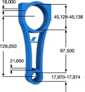 IPSA CO008900 - Шатун autocars.com.ua