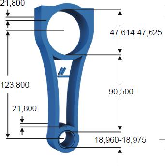 IPSA CO009000 - Шатун autocars.com.ua