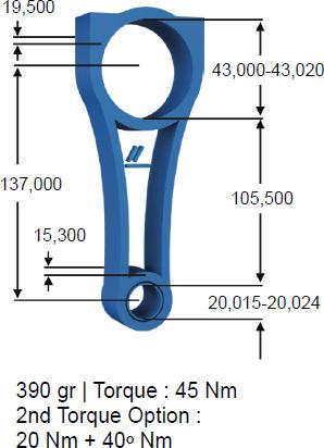 IPSA CO009200 - Шатун autocars.com.ua