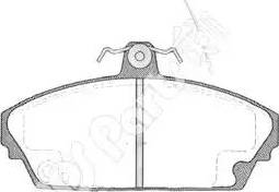 IPS Parts IBD-1007 - Тормозные колодки, дисковые, комплект autodnr.net