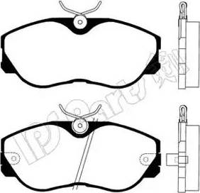 IPS Parts IBD-1140 - Тормозные колодки, дисковые, комплект autodnr.net