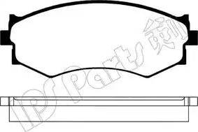 IPS Parts IBD-1144 - Гальмівні колодки, дискові гальма autocars.com.ua