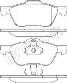 IPS Parts IBD-1174 - Тормозные колодки, дисковые, комплект autodnr.net