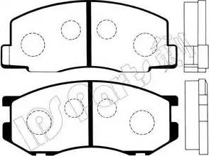 IPS Parts IBD-1239 - Гальмівні колодки, дискові гальма autocars.com.ua