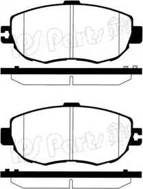 IPS Parts IBD-1295 - Гальмівні колодки, дискові гальма autocars.com.ua