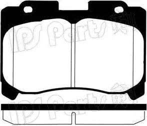 IPS Parts IBD-1296 - Тормозные колодки, дисковые, комплект autodnr.net