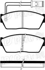 IPS Parts IBD-1429 - Тормозные колодки, дисковые, комплект autodnr.net