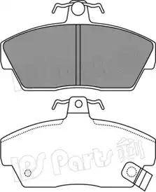 IPS Parts IBD-1430 - Гальмівні колодки, дискові гальма autocars.com.ua