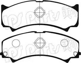 IPS Parts IBD-1697 - Гальмівні колодки, дискові гальма autocars.com.ua