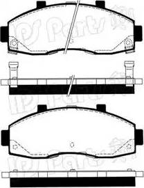 IPS Parts IBD-1K01 - Гальмівні колодки, дискові гальма autocars.com.ua