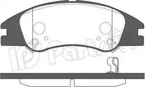 IPS Parts IBD-1K15 - Гальмівні колодки, дискові гальма autocars.com.ua