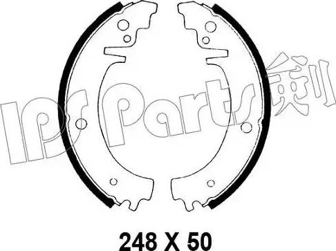 IPS Parts IBL-4000 - Гальмівні колодки autocars.com.ua