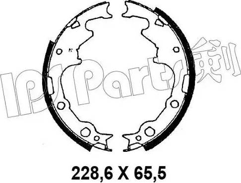 IPS Parts IBL-4056 - Гальмівні колодки autocars.com.ua